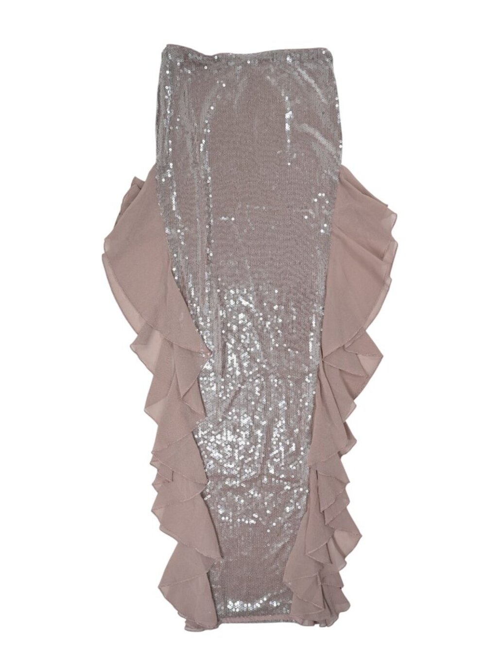 Outcast Zelie Maxi Skirt in Dusty Pink